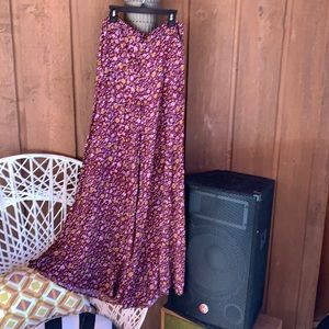 Chelsea & Violet floral wide leg pants